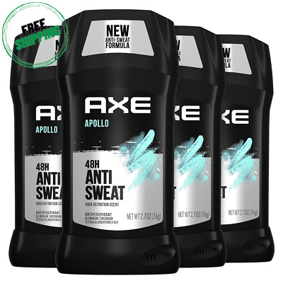 AXE Apollo Antiperspirant Deodorant Stick for Men, 2.7 Ounce (Pack of 4)