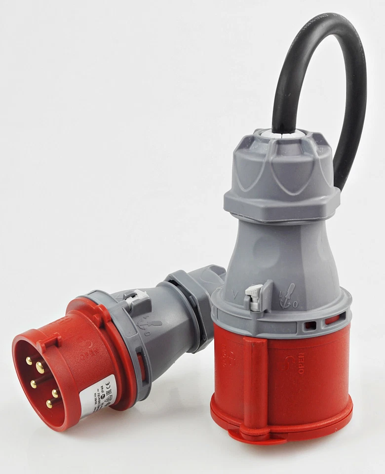 CEE Adapter Starkstrom 16A Stecker auf 32A Kupplung 400V - Bild 4 von 4