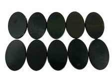 Lot of 10 75mm x 42mm Oval Bases For Warhammer 40k AoS Games Workshop