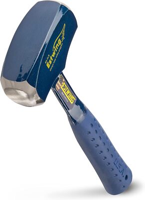 Estwing 3Lb Drilling Hammer Heavy Duty Mini Sledge Shock Reduction Grip