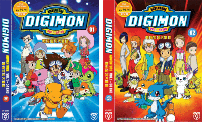ANIME DIGIMON ADVENTURE 01+02 VOL.1-104 END DVD ENGLISH DUBBED