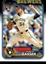 2024 Topps Update #US119 Robert Gasser RC Milwaukee Brewers