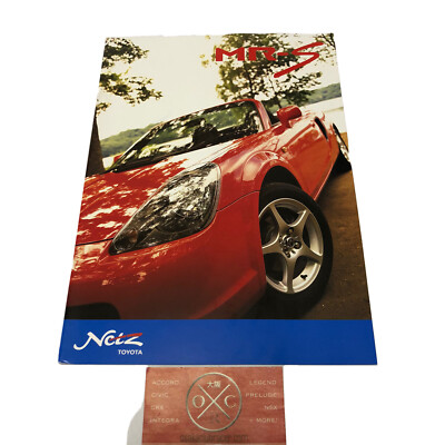 Toyota MR-S Brochure Catalog JDM MR2 Spyder Roadster 00-07 01 02