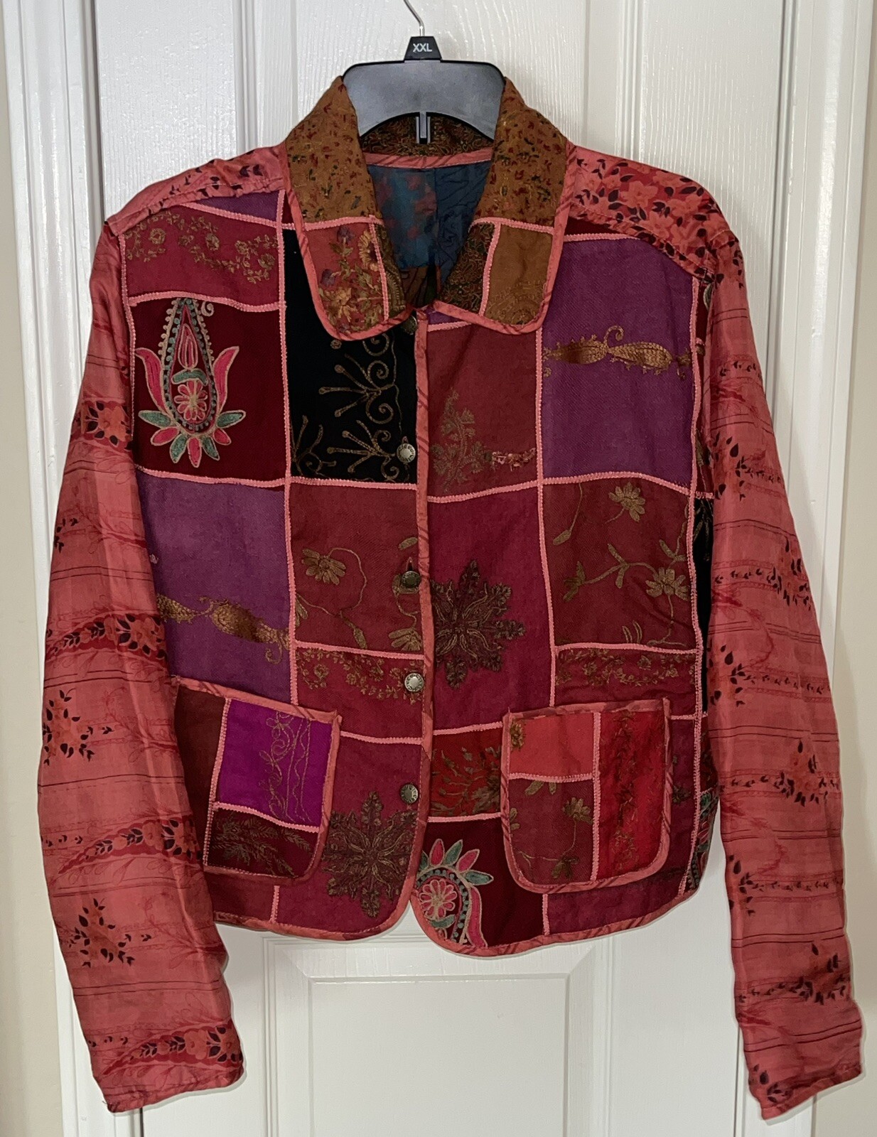 C:eed By Carla Freeman Patchwork Reversible Embro… - image 6