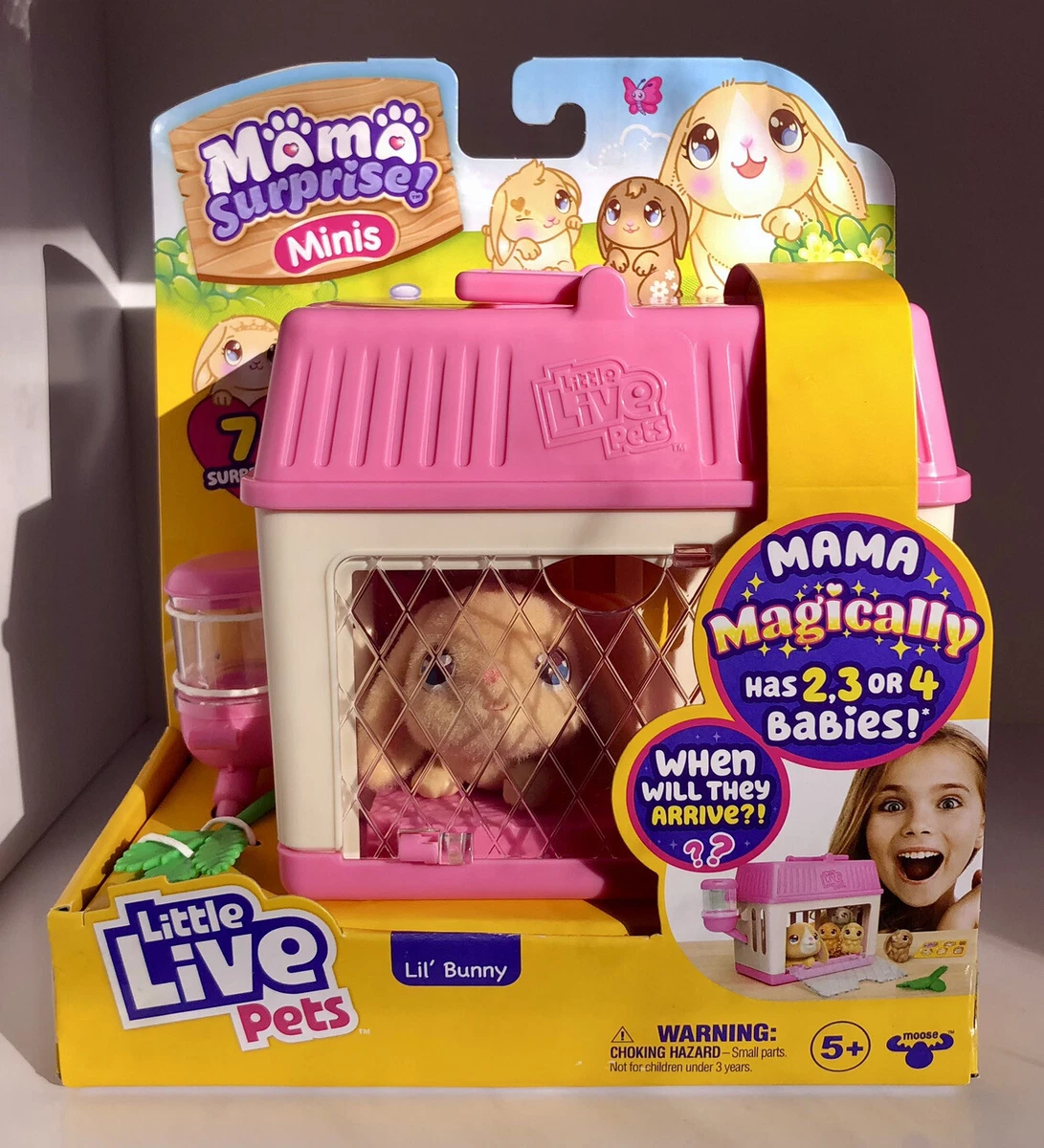 2023 LIL BUNNY Mama Surprise Minis Little Live Pets 7+ Surprises HOW MANY  BABIES