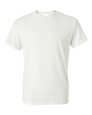 NEW Gildan Men's 50/50 Dryblend Plain Crew Neck Short Sleeves T-Shirt 8000