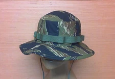 Vietnam Era Tiger Stripe Type II Tropical Jungle Boonie Sun Hat Cap All Sizes