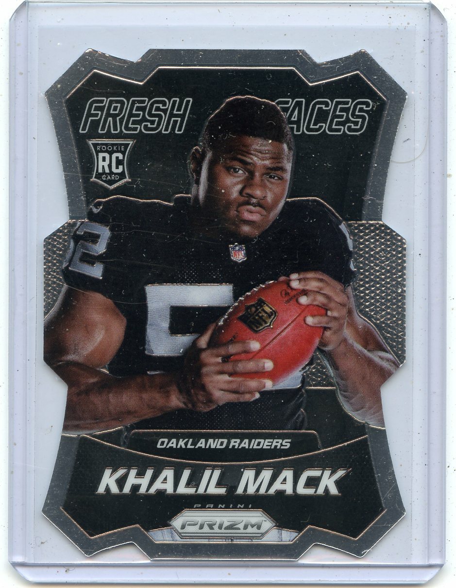2014 PRIZM #FF13 KHALIL MACK "FRESH FACES" ROOKIE RC, OAKLAND RAIDERS, 042220