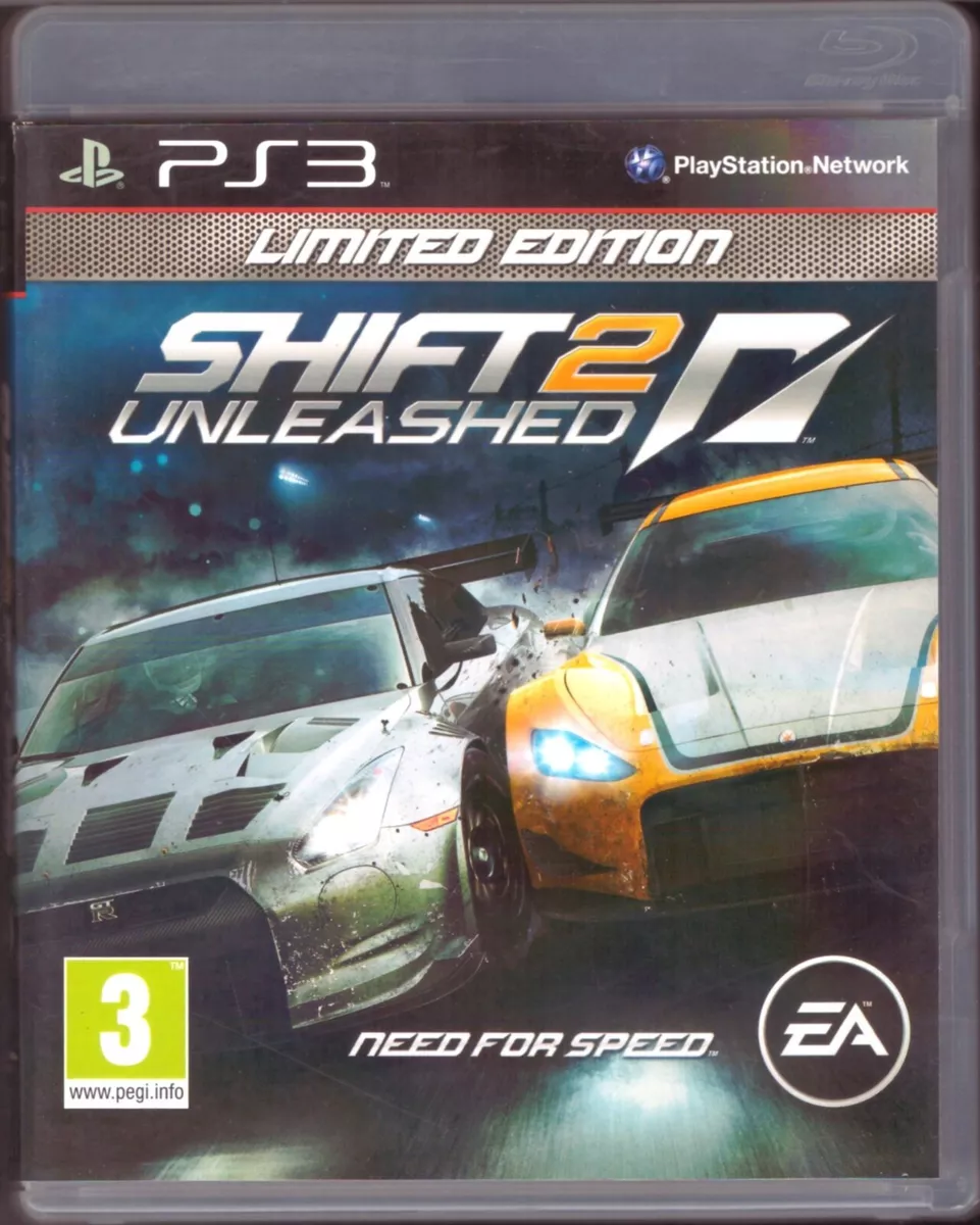 Need for Speed Shift 2 - Unleashed Limited Edition - Ps3 - Jogos