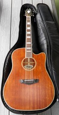 D'Angelico "RIVERSIDE" DAPGC20MNS Acoustic/Electric, Heavy Pad Roadrunner Bag
