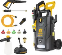V-TUF V3 Electric Pressure Washer 150 Bar 2000W Patio Cleaner Snow Foam Lance