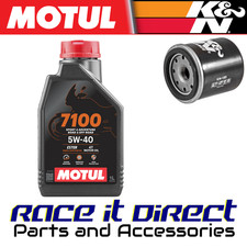 Oil and Filter for Piaggio 200 Vespa GT 2004-2009 MOTUL 7100 & K&N