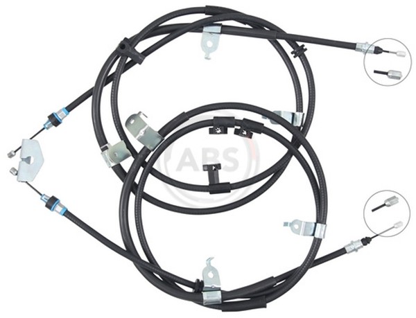 A.B.S. Bremsseil Seilzug Feststellbremse K14044 FüR Transit Tourneo Connect Ford-image