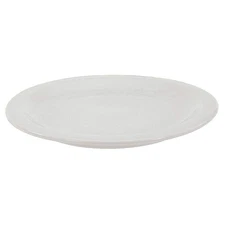 CRESTWARE AL46 Plate,10 3/8" Dia,Alpine White,PK12 21D243