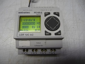 Entrelec LGR-12C-AC, Programmable Logic Relay, 115-230 Vac, 8 inputs, 4 outputs