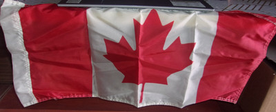 CANADIAN MAPLE LEAF SMALL TURNER'S 11'' X 24'' BANNER / FLAG