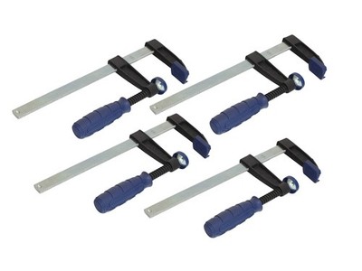 4 Stück Draper F Klemmen 6 Zoll Quick Action Stabklemmen Holzbearbeitung 150 mm x 50 mm Krämpfe