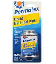 Permatex 85120 4 oz Black Liquid Electrical Tape Brush Top Waterproof Coating