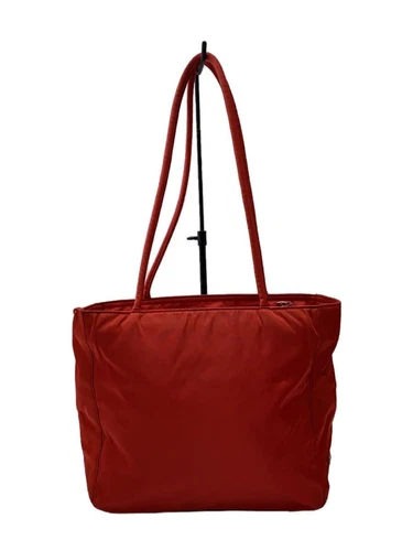 Sac à main PRADA B8487 nylon rouge uni occasion