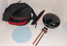 6" 8-Note Steel Tongue Chakra Drum, Waterproof Rain Chime, Bag & Mallets 