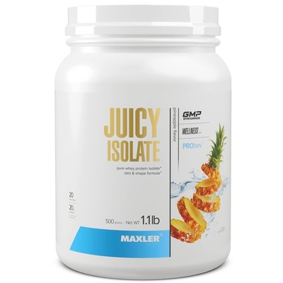 Maxler Juicy Isolate Protein Powder - Clear Whey Isolate - Low Lactose, Fat F...