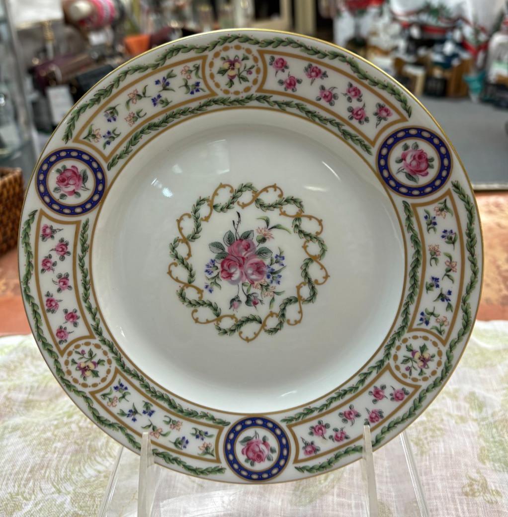 Haviland Limoges LOUVECIENNES Salad Plate 7.5"D Store Sample