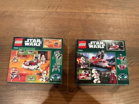Lego Star Wars Battle Pack Lot NEW Sealed - 75000, 75001