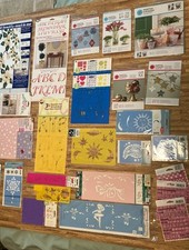 Huge Lot 50 Home Decor Stencils Vines Fruits Letters Floral Beach Fish Trees