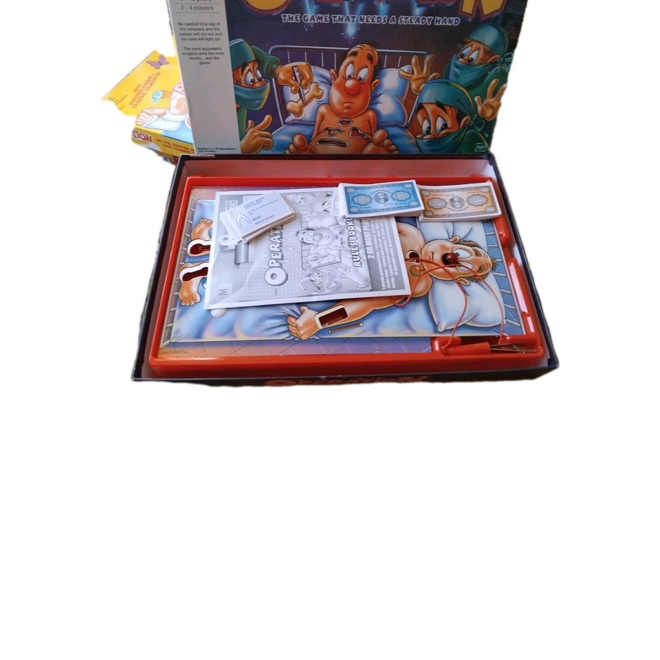 Operation Board Game 1999 Edition MB Games - Complete Set Full Working Condition - Image 2 of 2