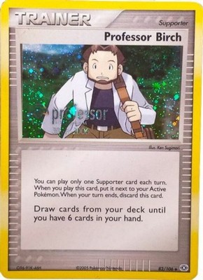 1x Professor Birch - 82/106 - Promotional - Professor Program 2006 Lightly Playe