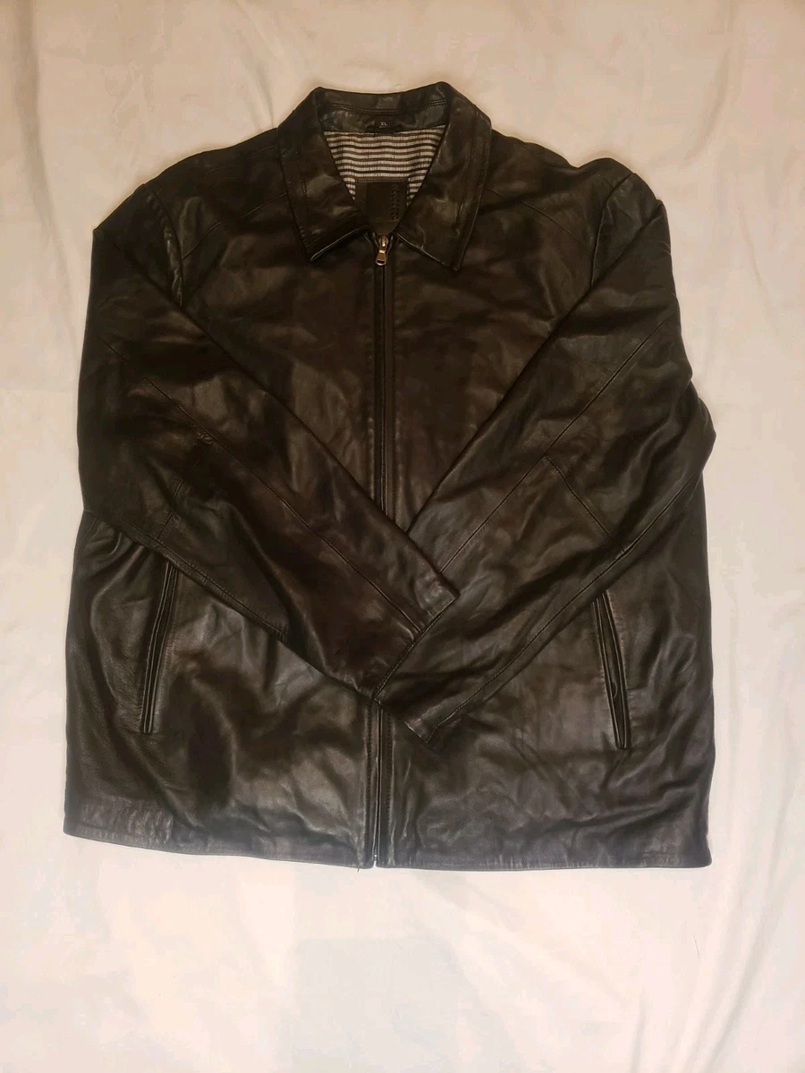古着　ROBERT COMSTOCK y2k ブラックレザージャケット 襟付き ROBERT COMSTOCK】ブランド・古着のネット通販【TREFAC FASHION】