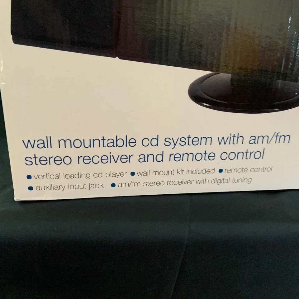 Jensen Wall Mountable CD System JMC-180B AM/FM Stereo with Remote Control - Image 3 of 4