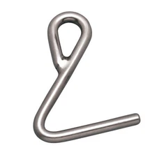 STAINLESS CUNNINGHAM HOOK, 5/16" X 3-11/16", 316 SS