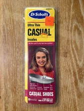 Dr Scholls Ultra Thin Casual Insoles NOS Vintage RARE New
