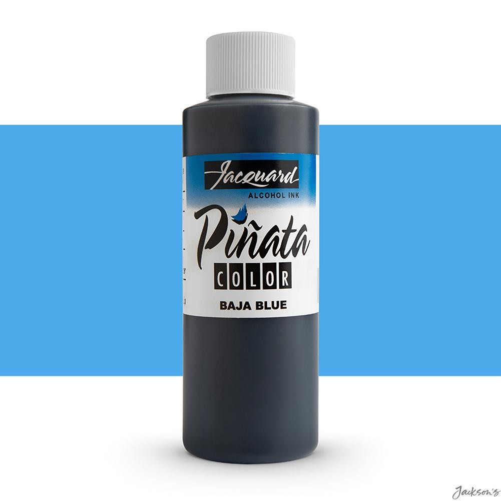 Jacquard Piñata Alcohol Ink Bottle 118ml Baja Blue For Art Craft Painting