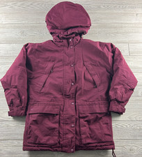 Eddie Bauer Gore-tex Goose Down RidgeLine Jacket Women's Medium Maroon Parka