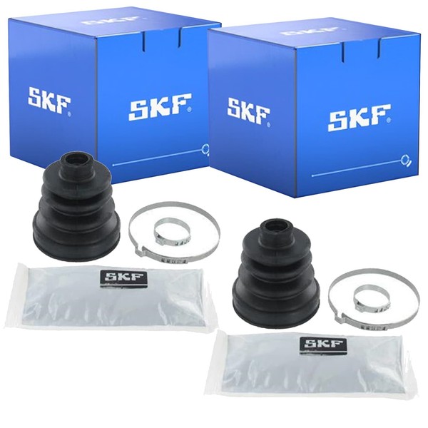 2X SKF Achsmanschetten Satz Vorne Radseitig Faltenbalg Satz-image