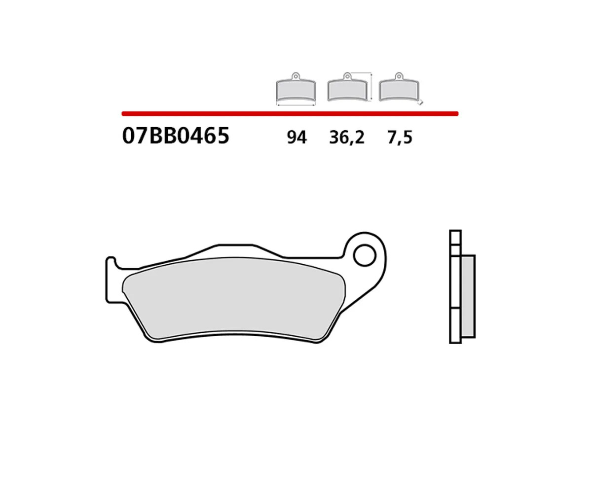 Front Brembo 65 Brake Pads for Triumph TIGER XRX 800 2018 > 2020 - Image 36