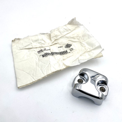 OEM Harley Genuine 56889-07 Chrome 1.25'' Handlebar Riser Top Clamp 07-24 Softail