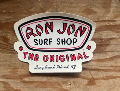 RON JON Surf Shop ''The Original'' Sticker Decal Long Beach Island NJ New Jersey