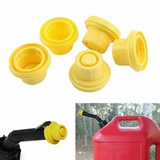 5x Replacement YELLOW SPOUT CAP Top Fit For Fuel GAS CAN BLITZ 900302 900092