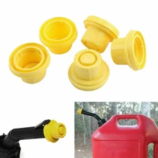 5x Replacement YELLOW SPOUT CAP Top Fit For Fuel GAS CAN BLITZ 900302 900092
