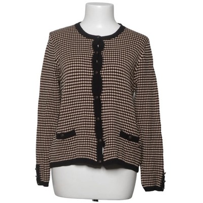 Rabalder, Strickjacke, Damen, Größe: L, Schwarz/Beige, Nylon/Viskose #hqx