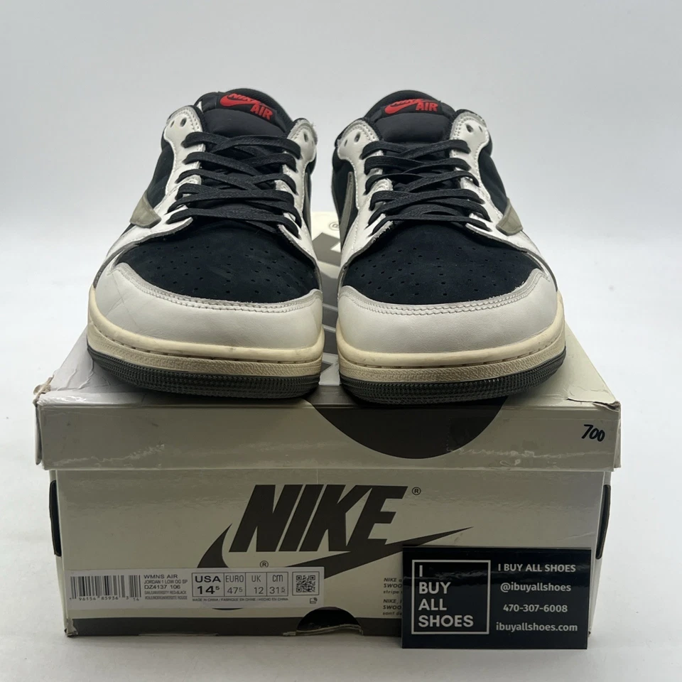 Talla 14.5 - Air Jordan 1 Retro OG x Travis Scott Low Olive W (DZ4137-106) Foto 2 de 4