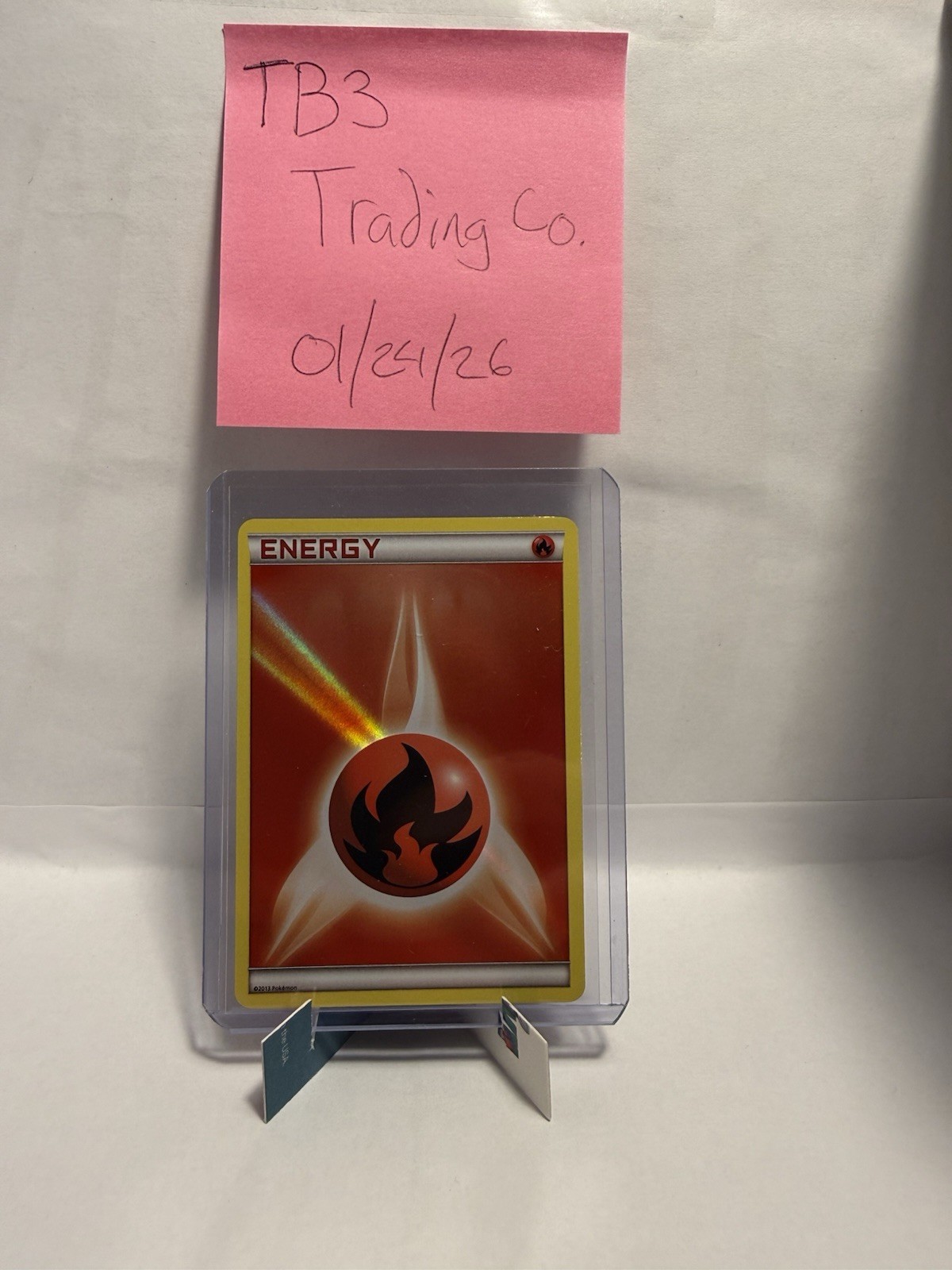 Fire Energy – XY (2013) – Holo Energy – Pokémon Card – NM LP