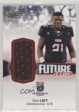 2018 Upper Deck USA Football U19 Future Swatch Tyler Lacy #FS-22 0uu5