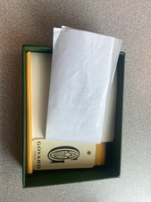 Goyard White Card Holder Wallet Geometric Logo with Box Tags Receipt