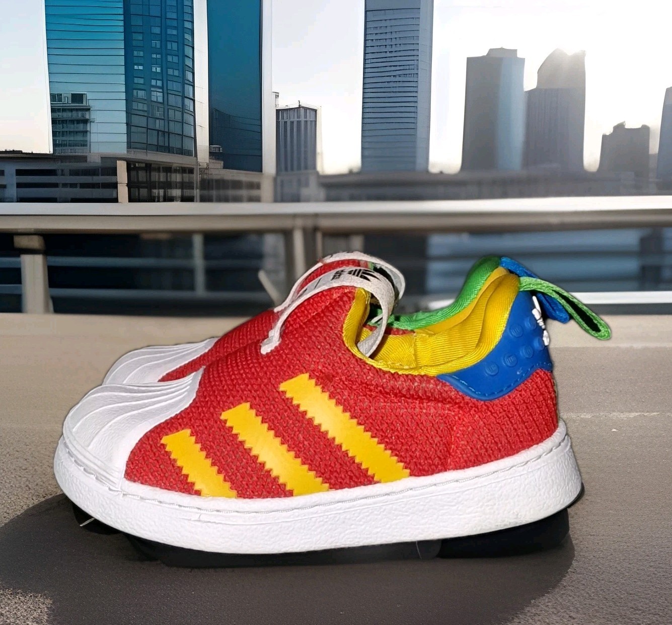 Toddler Lego Adidas Size 5k Excellent Condition image 2