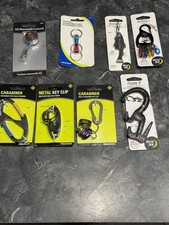 LOT of 8 NEW Hillman Nite Ize Carabiner/Keychains 2 BONUS keychains