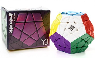 YJ YuHu V2 Megaminx Magnetic Speed Cube (OFFICIAL USA VENDOR)